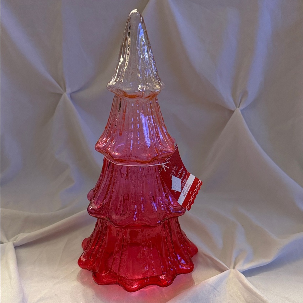 Pink Glass Christmas Tree Decor